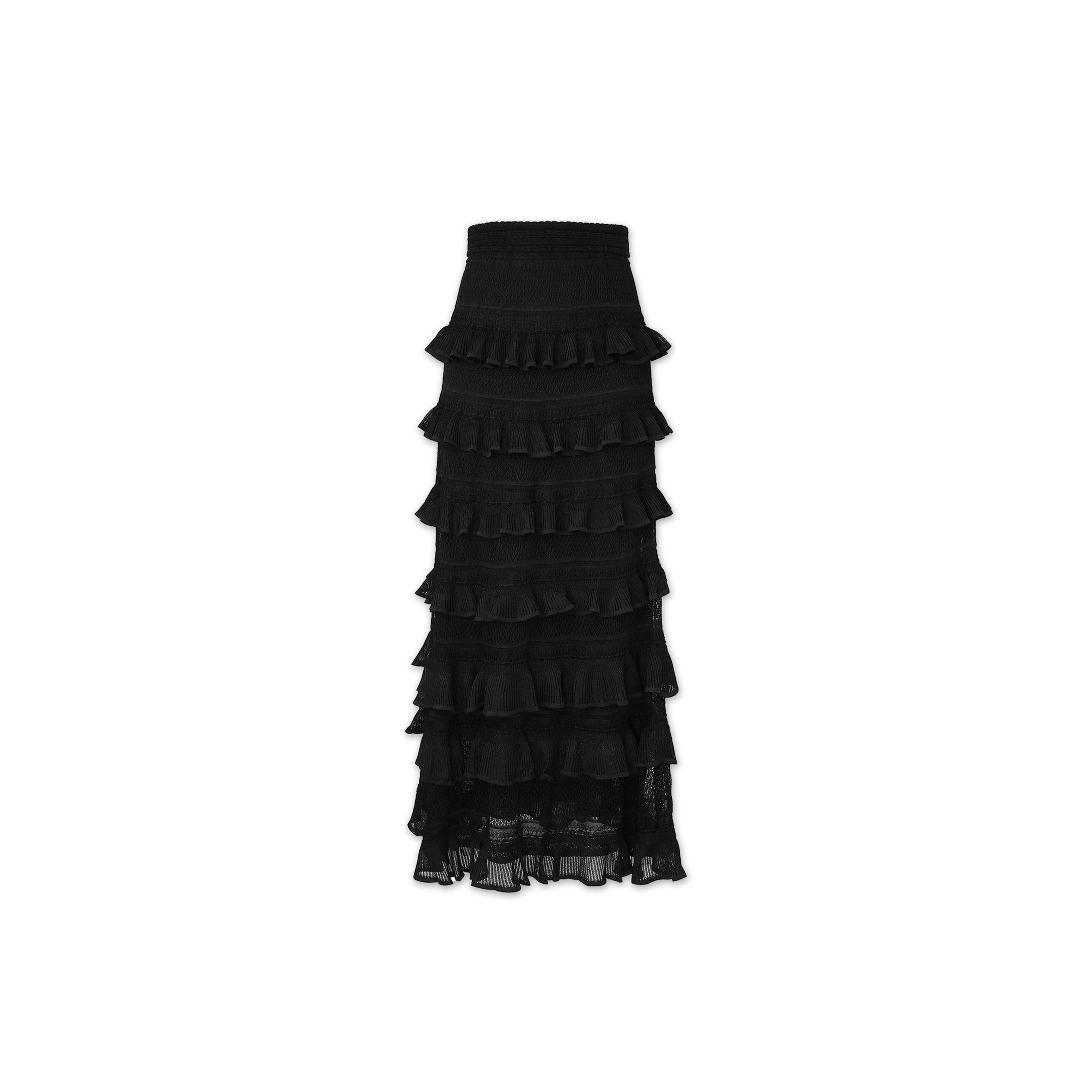 ZIMMERMANN LUNA LACE FRILL SKIRT 3723SS261